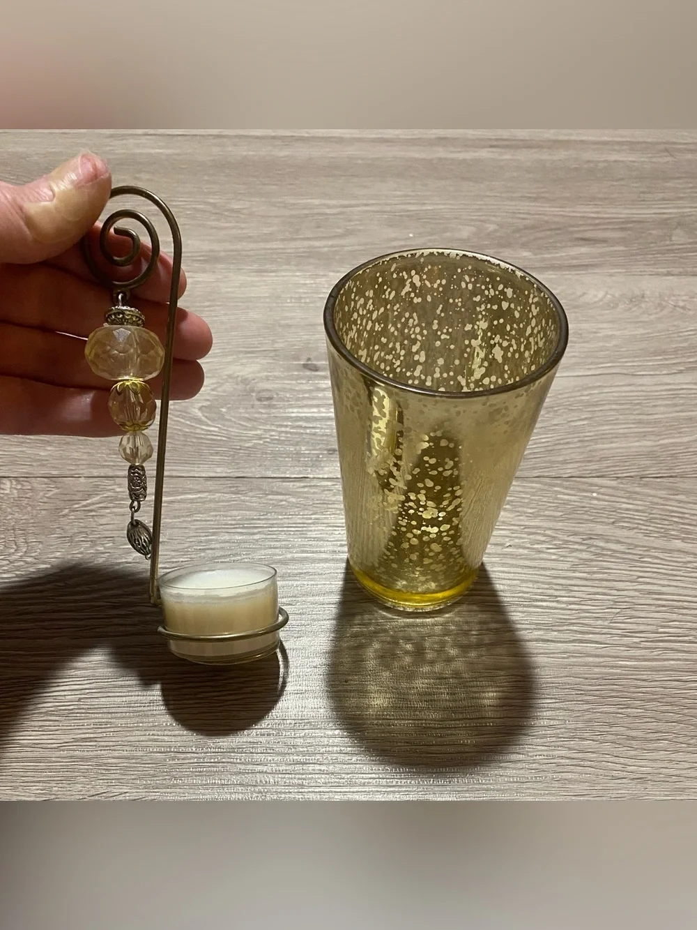 💜 2 Pier 1 Glass Tea Light Holders